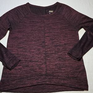 Sonoma Goods for Life Maroon Heathered Pullover Women's Size XS